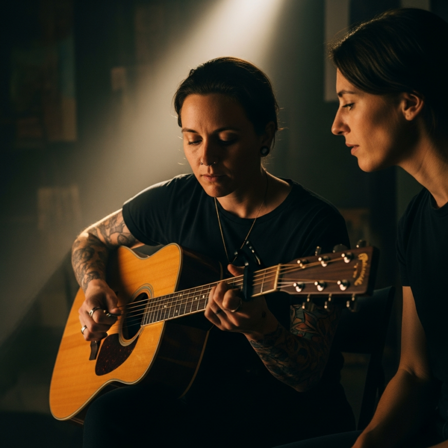 How to learn to play the guitar without even picking it up.